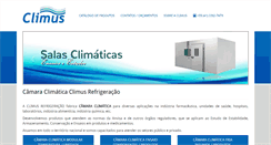 Desktop Screenshot of climus.com.br